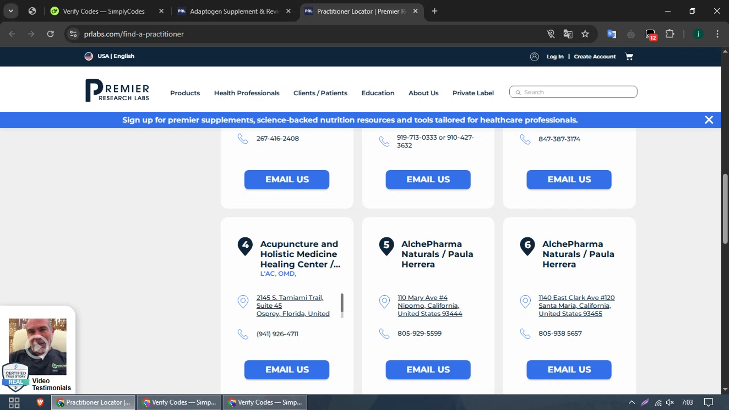 Premier Research Labs discount code screenshot showing code Radiant15 applied at Premier Research Labs checkout page. Uploaded by SimplyCodes community member TreasureSleuth109 on Mar 28, 2025
