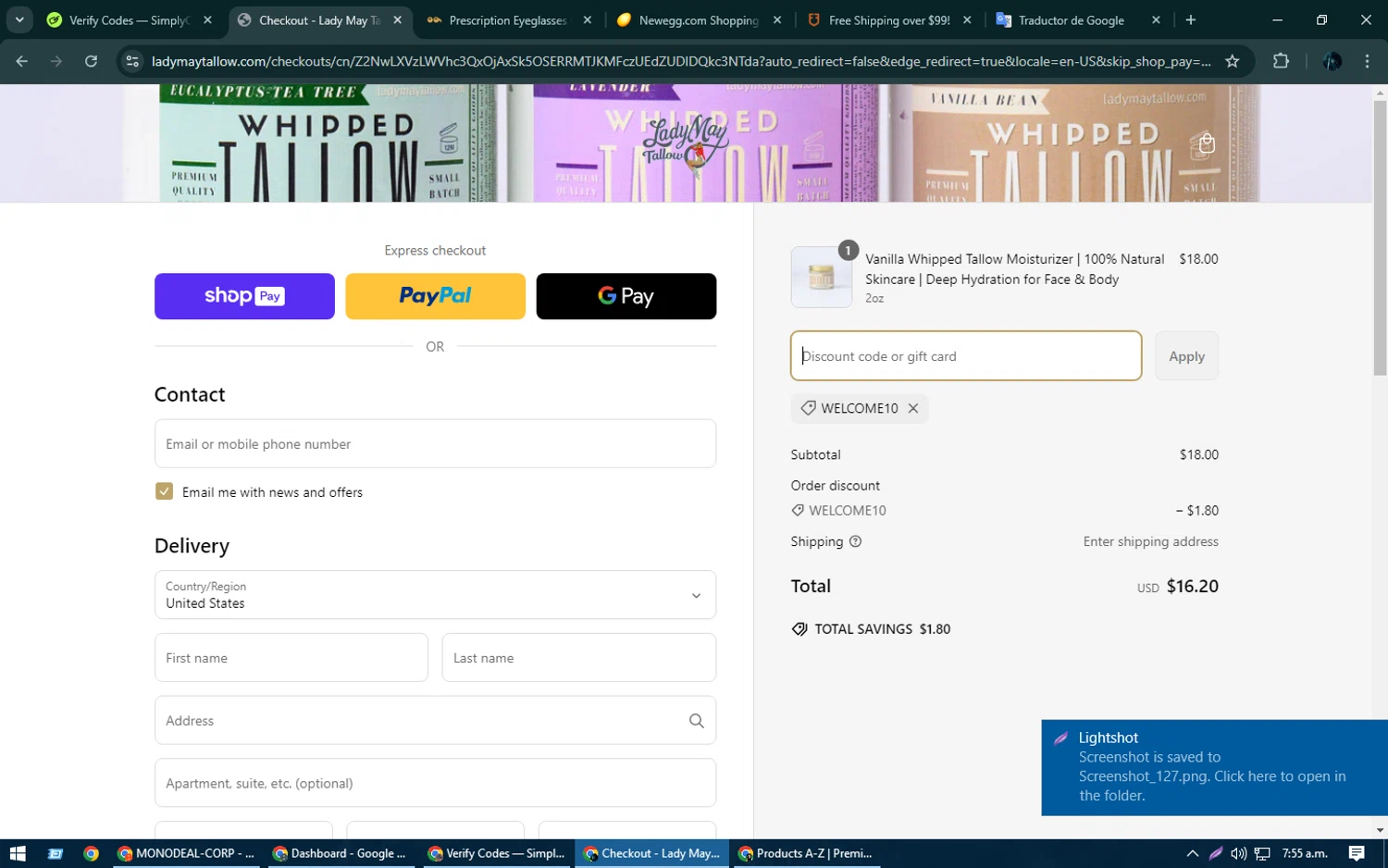 Premier Research Labs discount code screenshot showing code SAVE5NOW applied at Premier Research Labs checkout page. Uploaded by SimplyCodes community member TheWizard on Mar 6, 2025