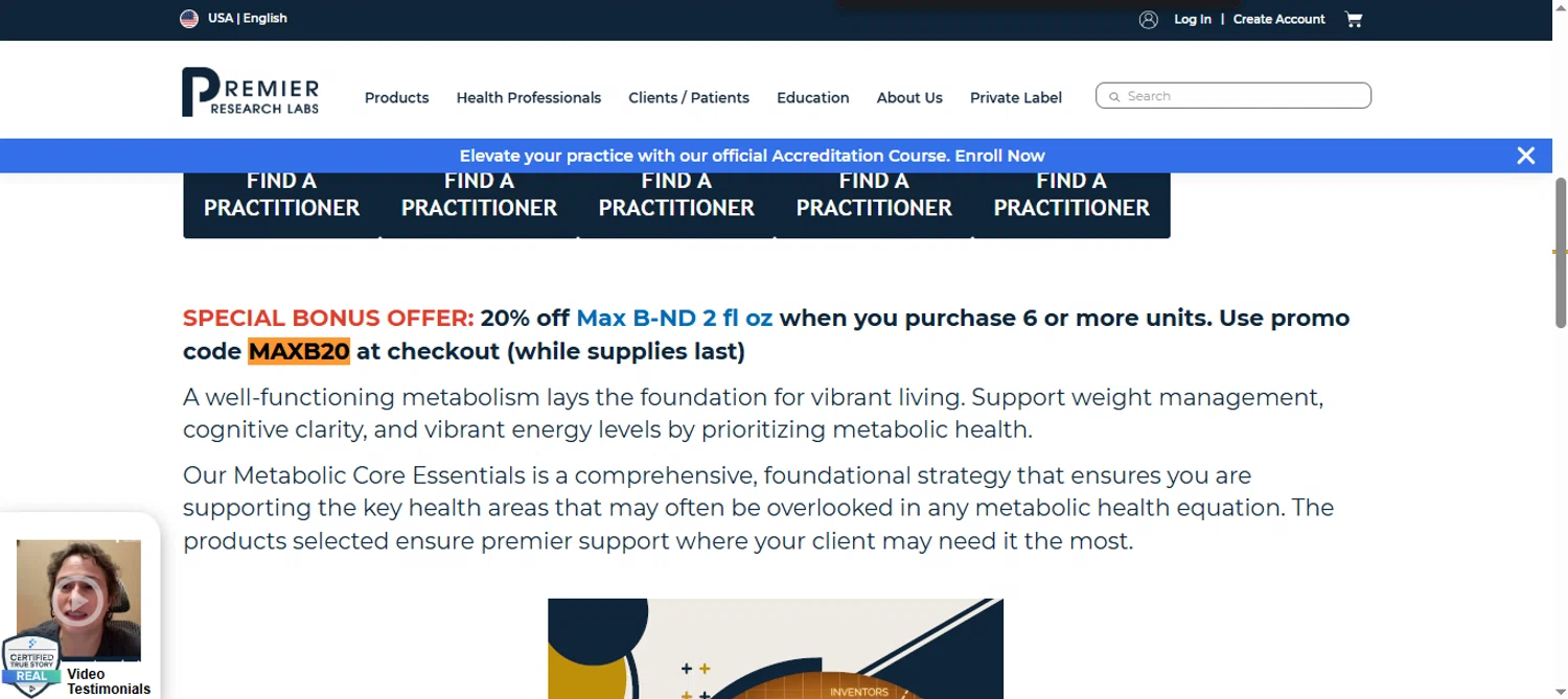 Premier Research Labs checkout page showing Premier Research Labs discount code box | Screenshot taken by SimplyCodes community member on Aug 13, 2025