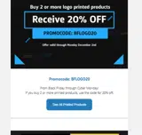 BFLOGO20 coupon verification screenshot