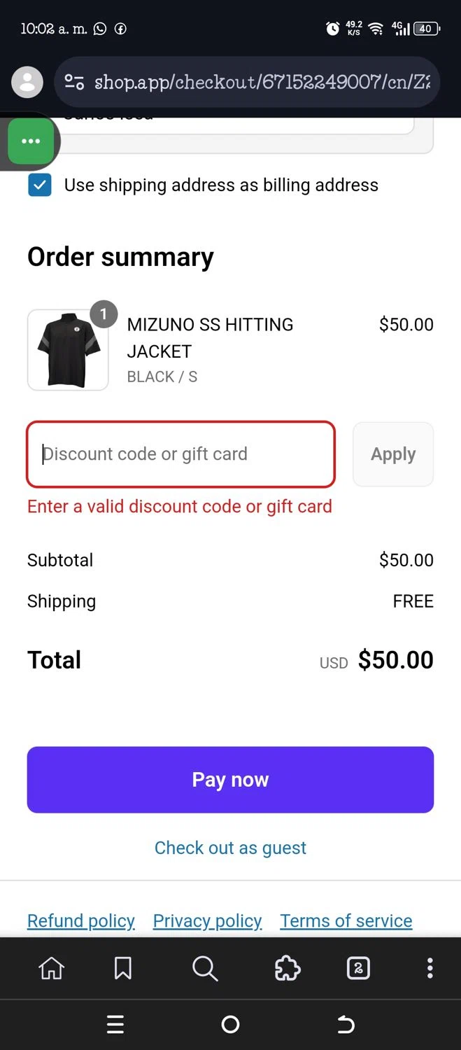 Prep Baseball Report discount code screenshot showing code memorialday2025 applied at Prep Baseball Report checkout page. Uploaded by SimplyCodes community member Menotii23 on May 24, 2025