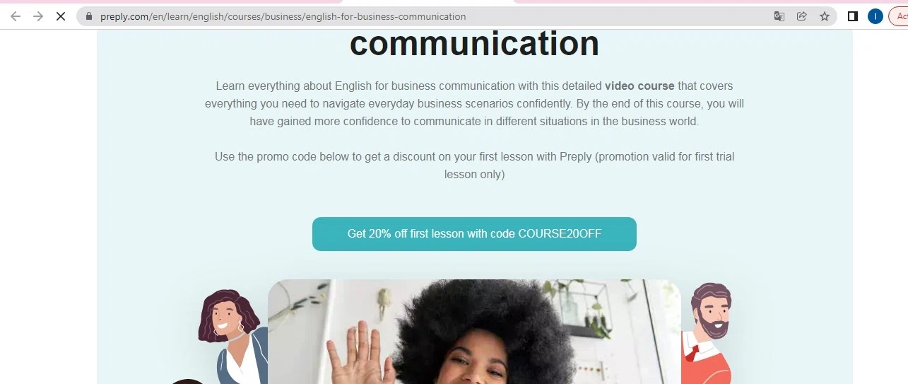 where to use Preply promo code box