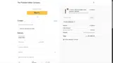 WELCOME10% coupon verification screenshot
