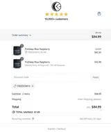 FREEDOM15 coupon verification screenshot
