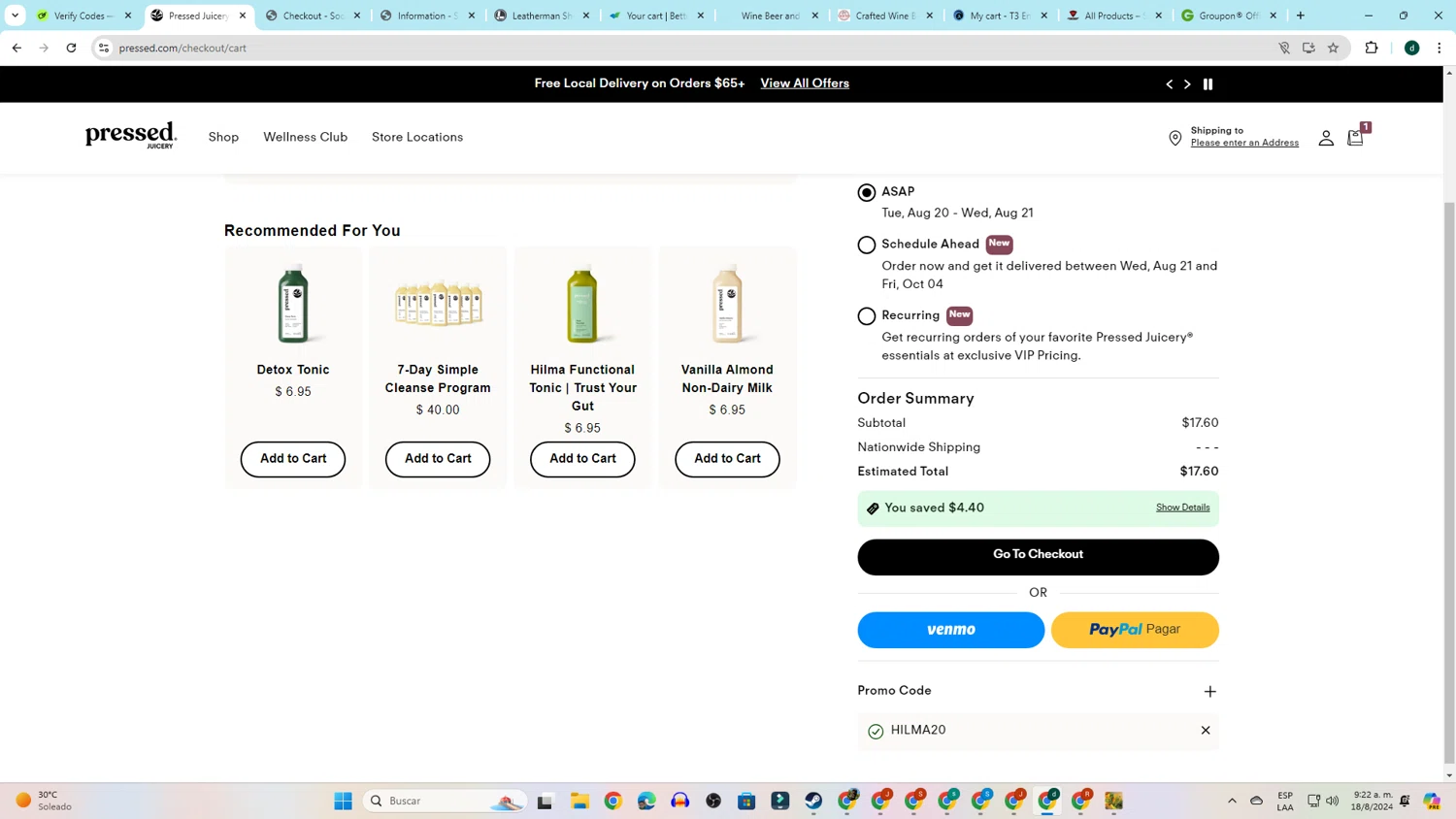 how to use Pressed coupons