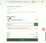 CELERY40 coupon verification screenshot