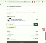 LAURABROOKES coupon verification screenshot
