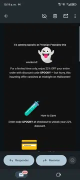 SPOOKY coupon verification screenshot