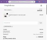 Pretty Ballerinas coupon verification screenshot