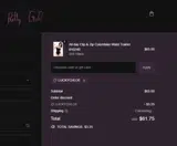 LUCKYCHLOE coupon verification screenshot