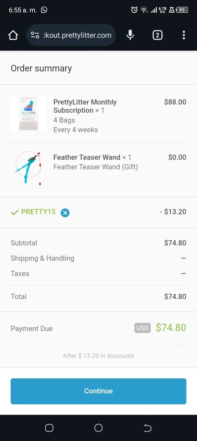 PrettyLitter Promo Codes 20 Off June 2024