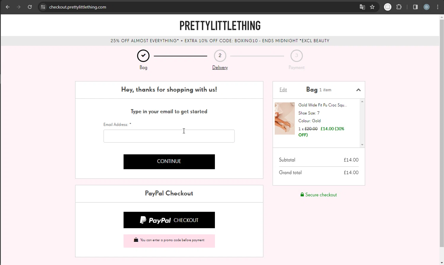 PrettyLittleThing Promo Codes 30 Off January 2024