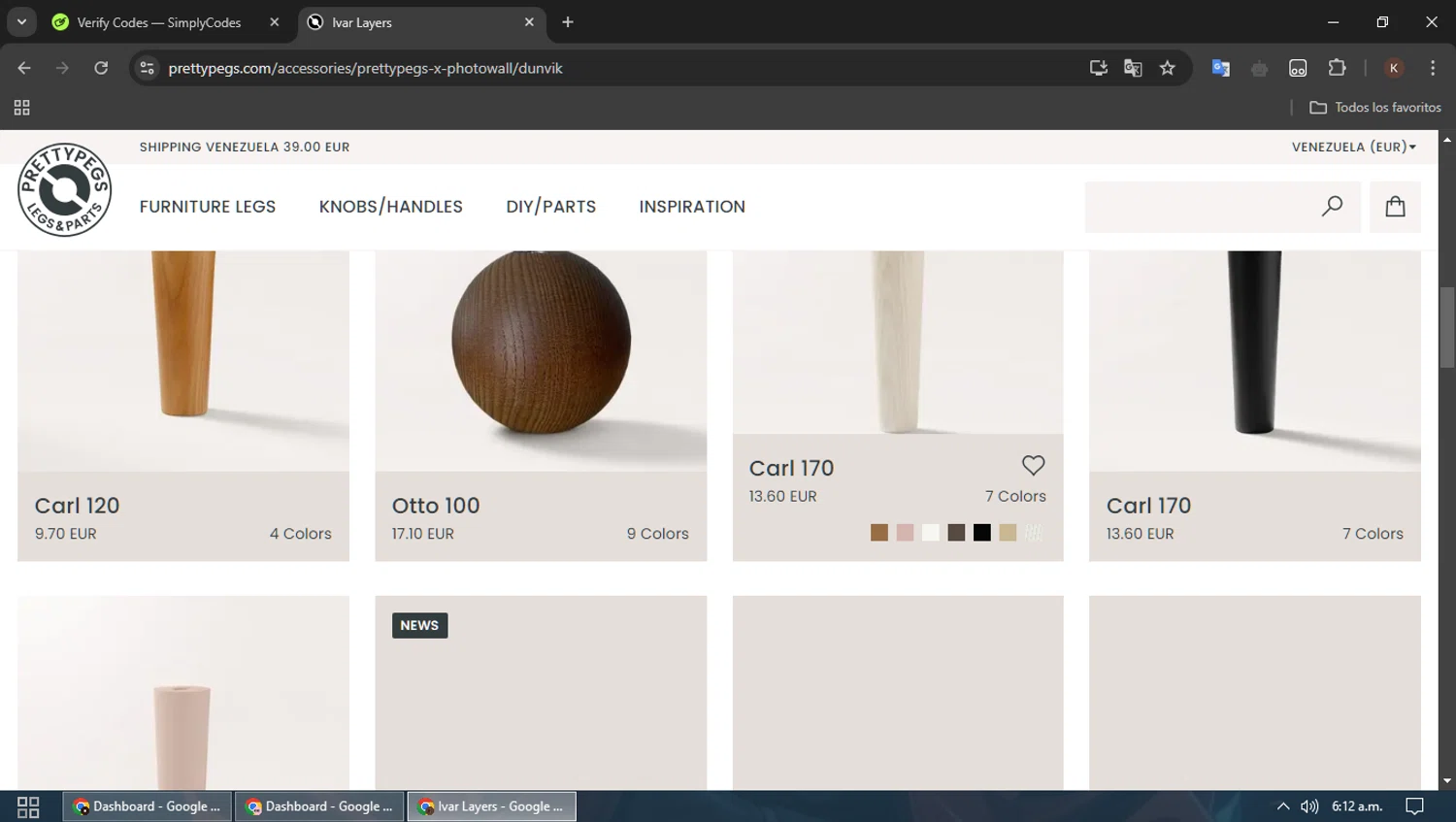 Prettypegs checkout page showing Prettypegs promo code box | Screenshot taken by SimplyCodes community member on Feb 27, 2025