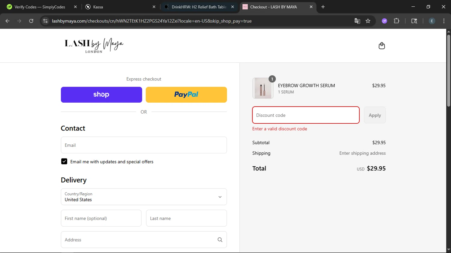 Prettypegs promo code screenshot showing code SWEDEN20 applied at Prettypegs checkout page. Uploaded by SimplyCodes community member LegendaryFox9861 on Sep 1, 2025