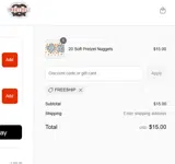 FREESHIP coupon verification screenshot