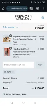 BUY2 coupon verification screenshot