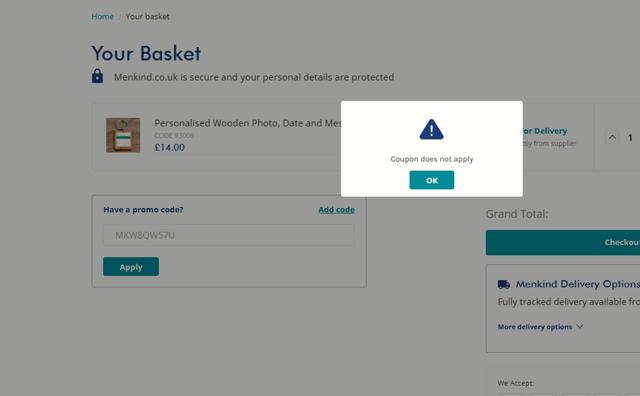Prezzybox.com checkout page showing Prezzybox.com promo code box | Screenshot taken by SimplyCodes community member on Jul 24, 2025