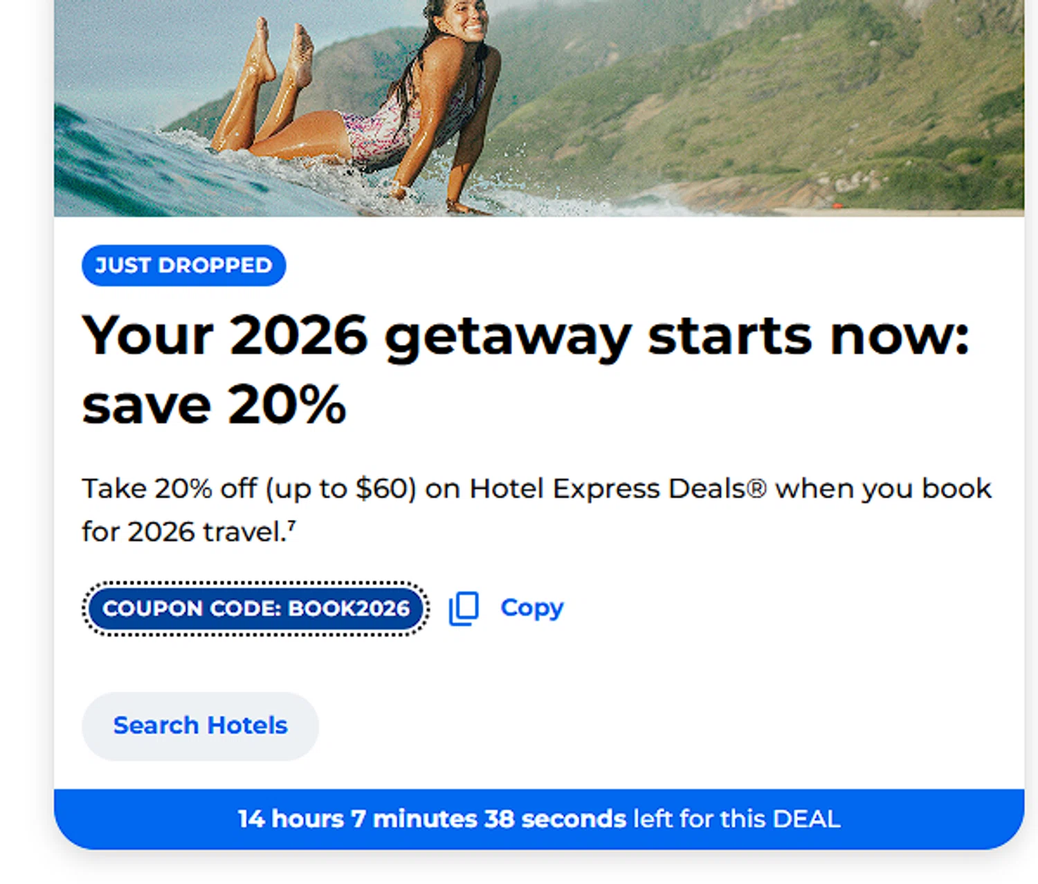 Priceline Cruises promo code screenshot showing code book2026 applied at Priceline Cruises checkout page. Uploaded by SimplyCodes community member josegarcia6 on Nov 28, 2025