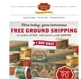 SHIP725 coupon verification screenshot