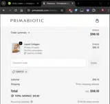 SAVE10 coupon verification screenshot