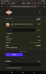 Primal Pet Foods coupon verification screenshot