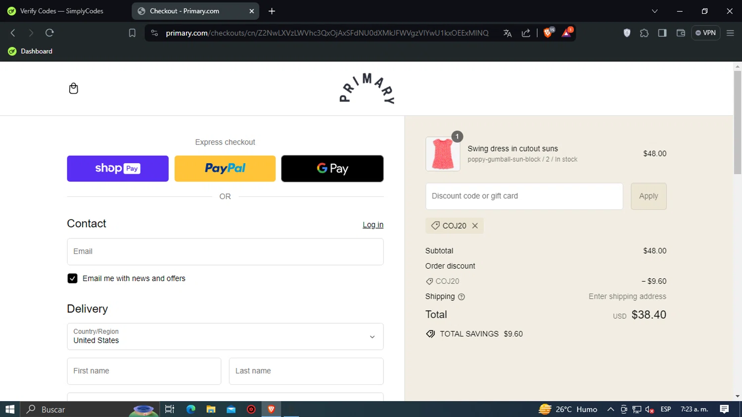 Primary Promo Codes 20 Off May 2024