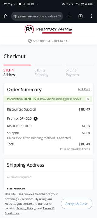 Primary Arms Promo Codes (4 Verified) - $200 Off Oct 2025