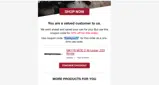 thankyou10 coupon verification screenshot