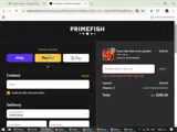 PRIMEFISH20 coupon verification screenshot