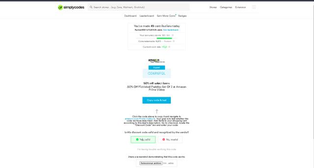 Amazon Prime Video checkout page showing Amazon Prime Video promo code box | Screenshot taken by SimplyCodes community member on Aug 15, 2024