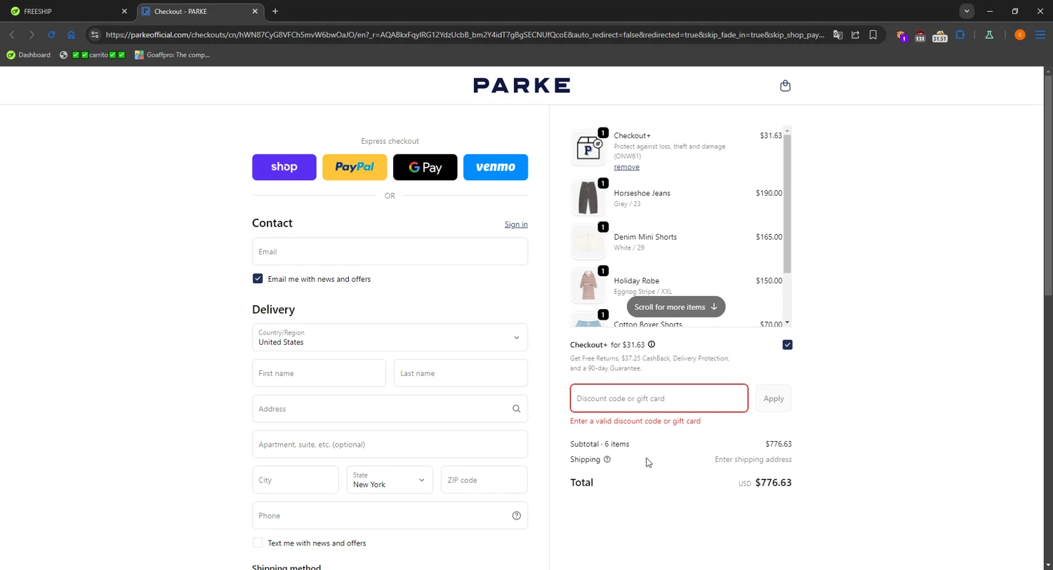 Primo Golf Apparel discount code screenshot showing code AKS15 applied at Primo Golf Apparel checkout page. Uploaded by SimplyCodes community member CrownGuardian9882 on Jan 29, 2026