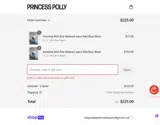 Princess Polly AU coupon verification screenshot