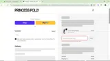 Princess Polly AU coupon verification screenshot
