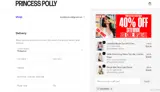 Princess Polly AU coupon verification screenshot