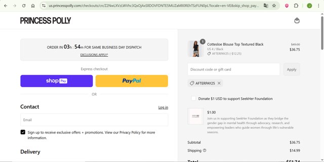 Princess Polly US Promo Codes - 30% Off Coupons Aug 2025