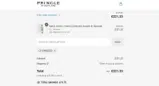 Pringle of Scotland coupon verification screenshot