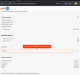 P525 coupon verification screenshot