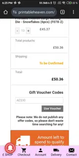 AES30 coupon verification screenshot