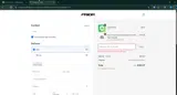 Prior coupon verification screenshot