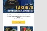 labor20 coupon verification screenshot