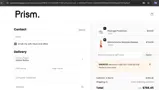 Prism coupon verification screenshot