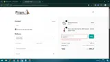 Prism coupon verification screenshot
