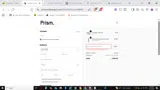 Prism coupon verification screenshot