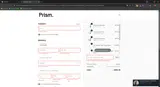 Prism coupon verification screenshot