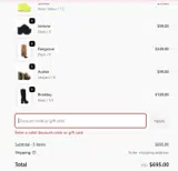 CART10 coupon verification screenshot