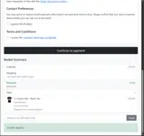 BLACKENED coupon verification screenshot