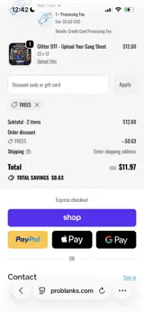Free5 coupon verification screenshot