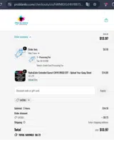 LACALI coupon verification screenshot