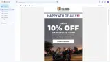 PATRIOT10 coupon verification screenshot