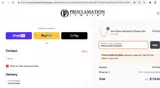 PROCLAMEYOURWIN coupon verification screenshot